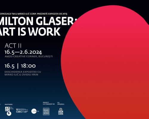 Creatorul celebrului I ❤ NY, într-o expoziție-eveniment la Amzei Creative Corner – Milton Glaser: Art is Work